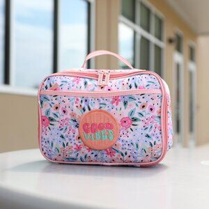 NWT Floral Embroidered Lunch Box